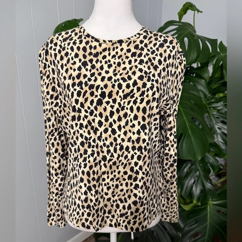 #7) Dana Buchman 97% Silk, 7% spandex stretch Top super comfy. size 14 petites